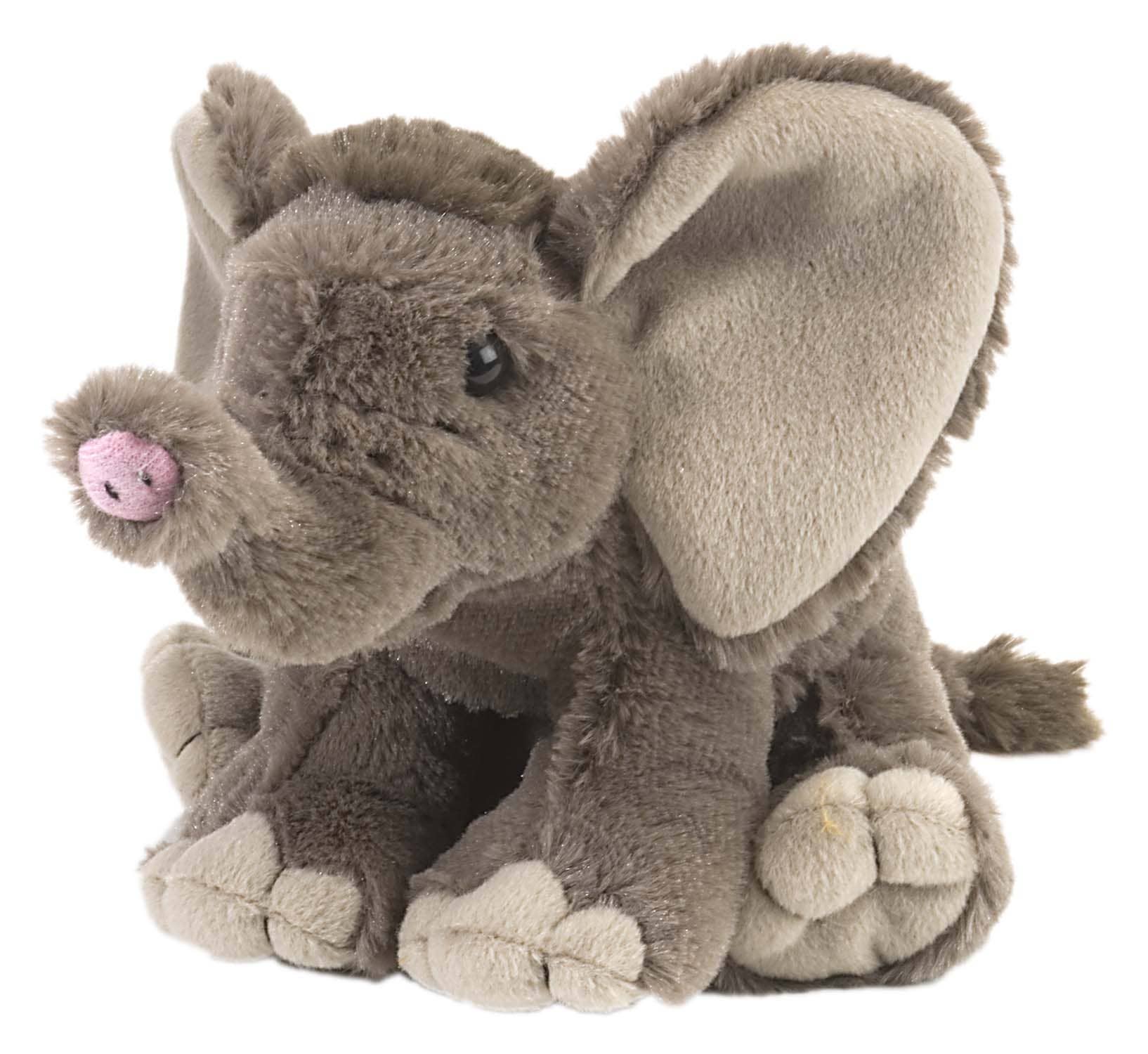 Mini African Elephant Baby Stuffed Animal 8"