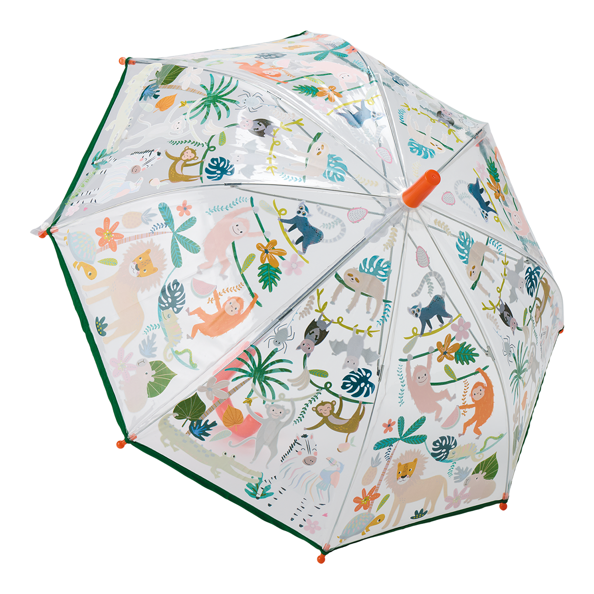 FLOSS & ROCK Jungle Transparent Color Changing Umbrella