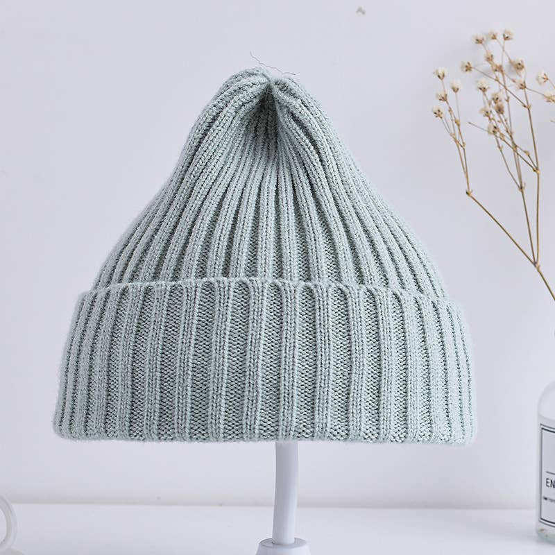 Baby Cotton Rib Beanie - Mint