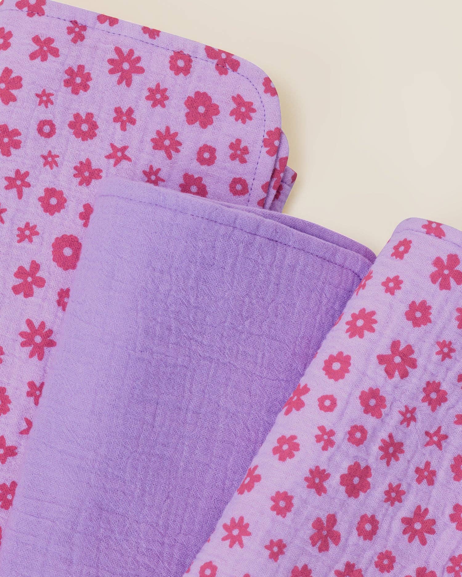 Storq x Kindred Bravely Organic Muslin Burp Cloth 3pk