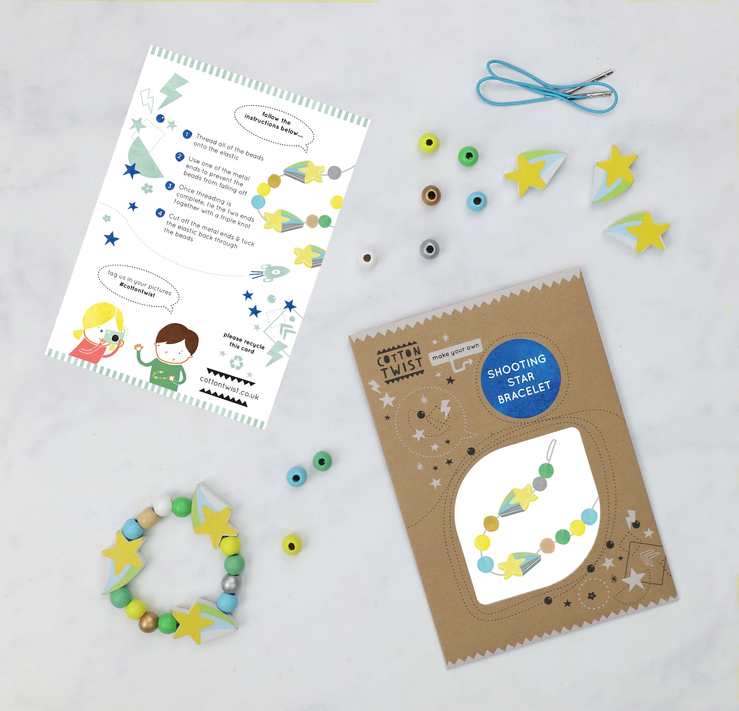 COTTON TWIST - Make Your Own Shooting Star Bracelet