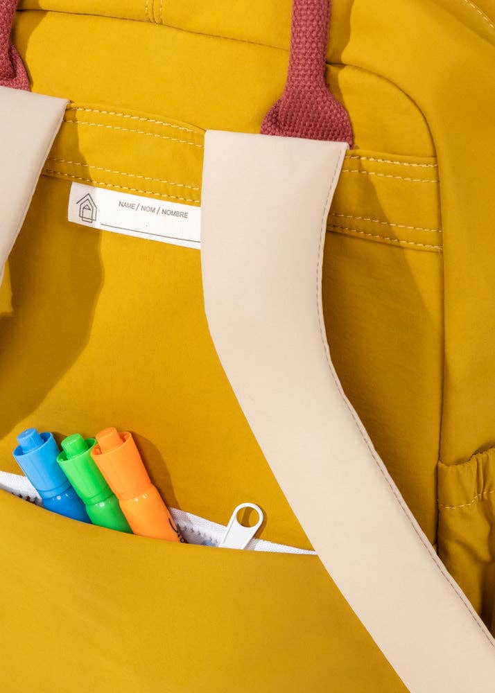 COCO VILLAGE Washable Nylon Backpack - Golden Hour
