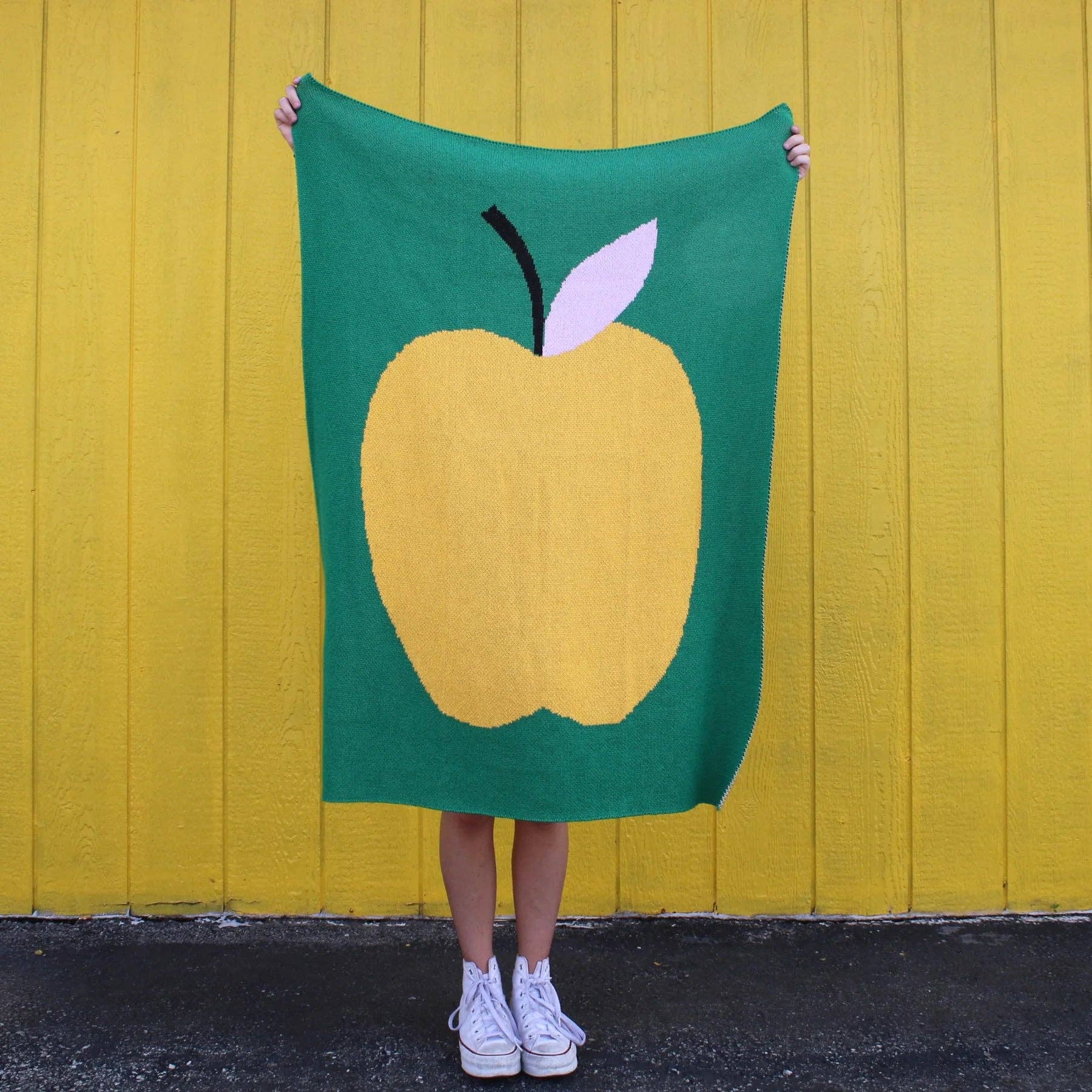 Fruit Salad Throw - Apple Baby Blanket