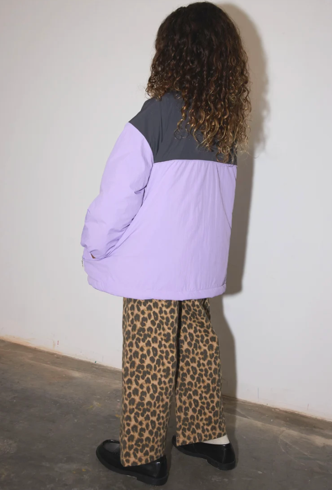 MILK TEETH Leopard Wide Jeans