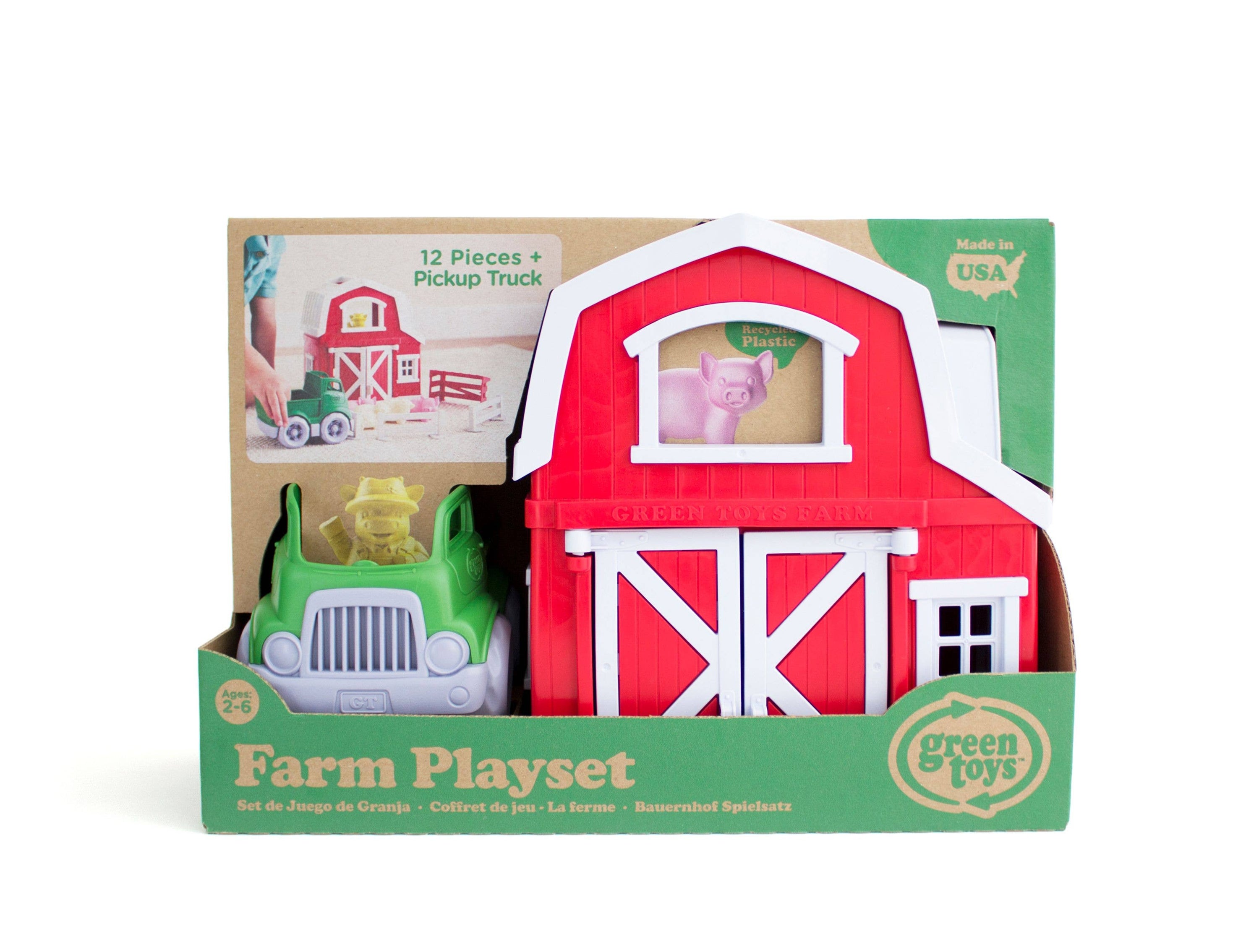 GREEN TOYS - Farm Playset