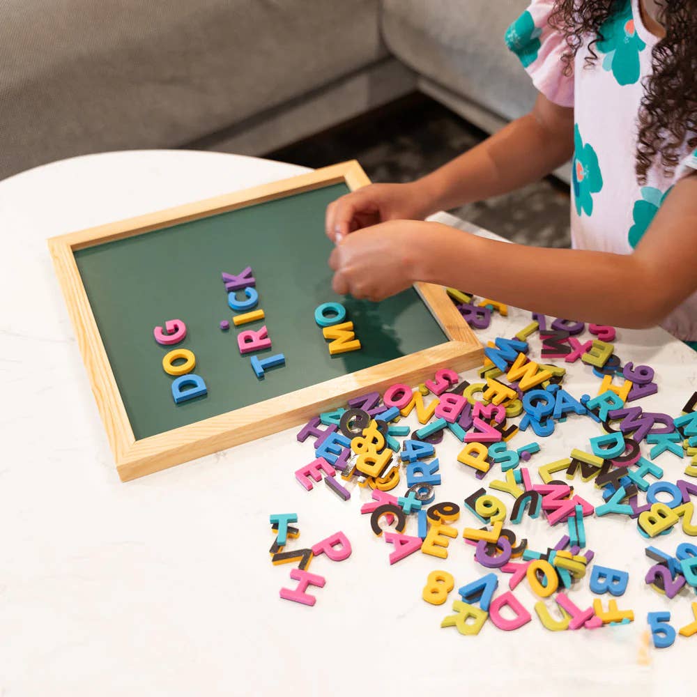 THE TYPE SET - 1-inch Magnetic Letters -  Rainbow Story