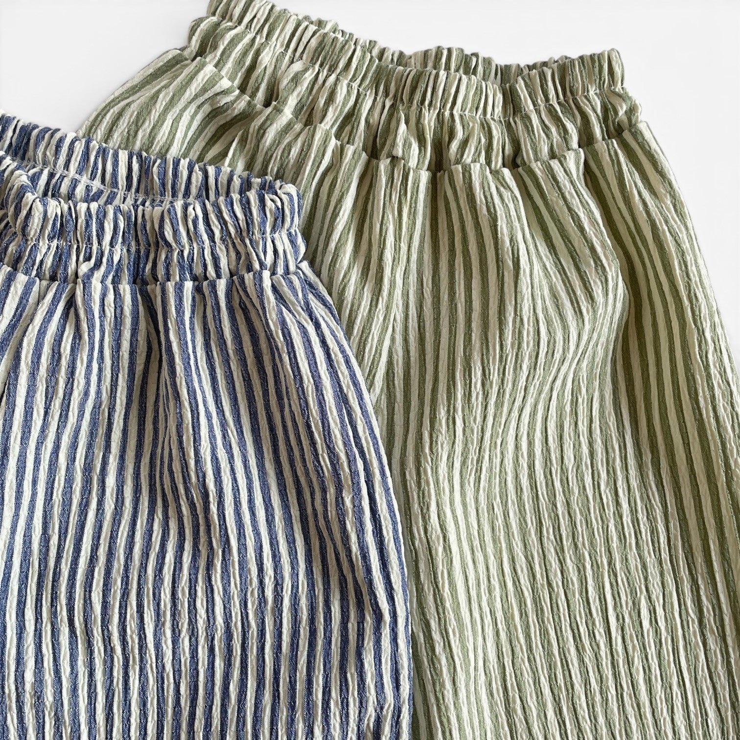 Beach Stripe Pants in Green