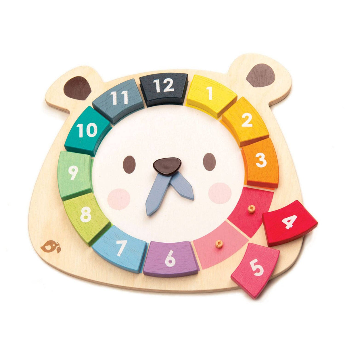 TENDER LEAF Bear Colors Clock