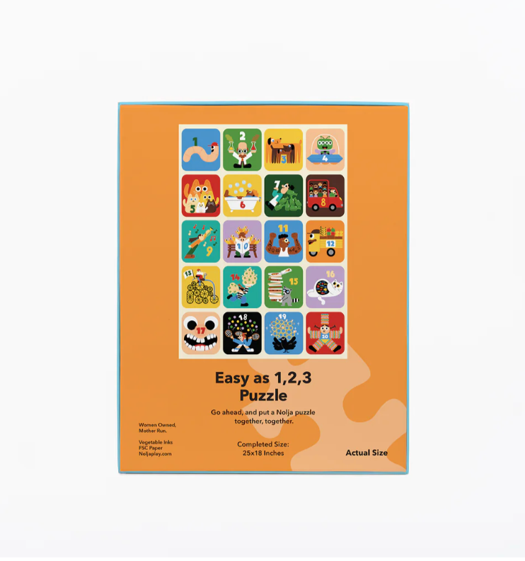 NOLJA Easy as 1,2,3 Puzzle - 36 Large Pieces