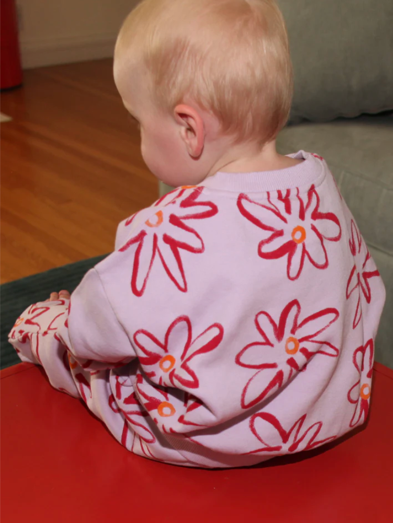 MILK TEETH Charlie Sweat Set in Lilac