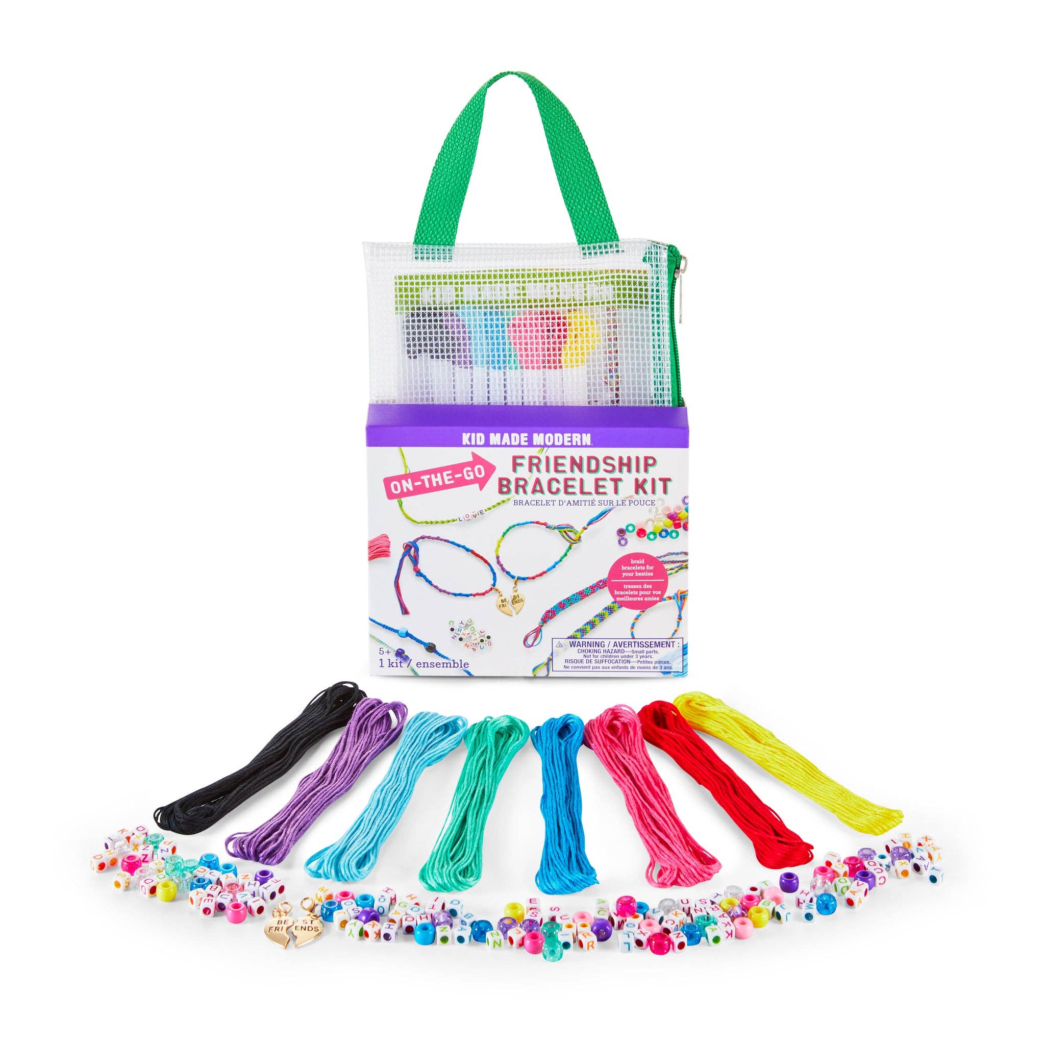 KID MADE MODERN On-The-Go Friendship Bracelet Kit