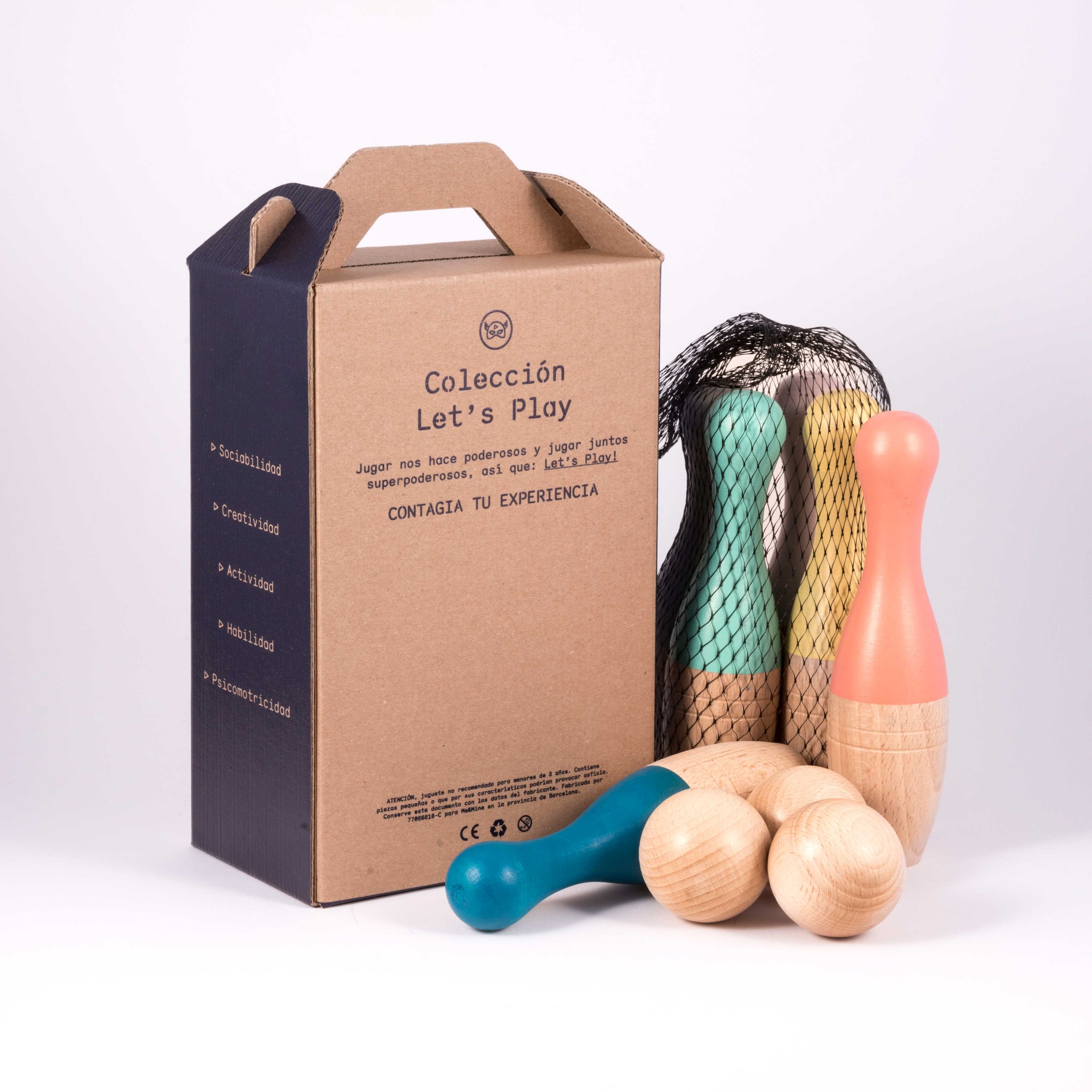 Me&Mine - Wooden Bowling Set Original