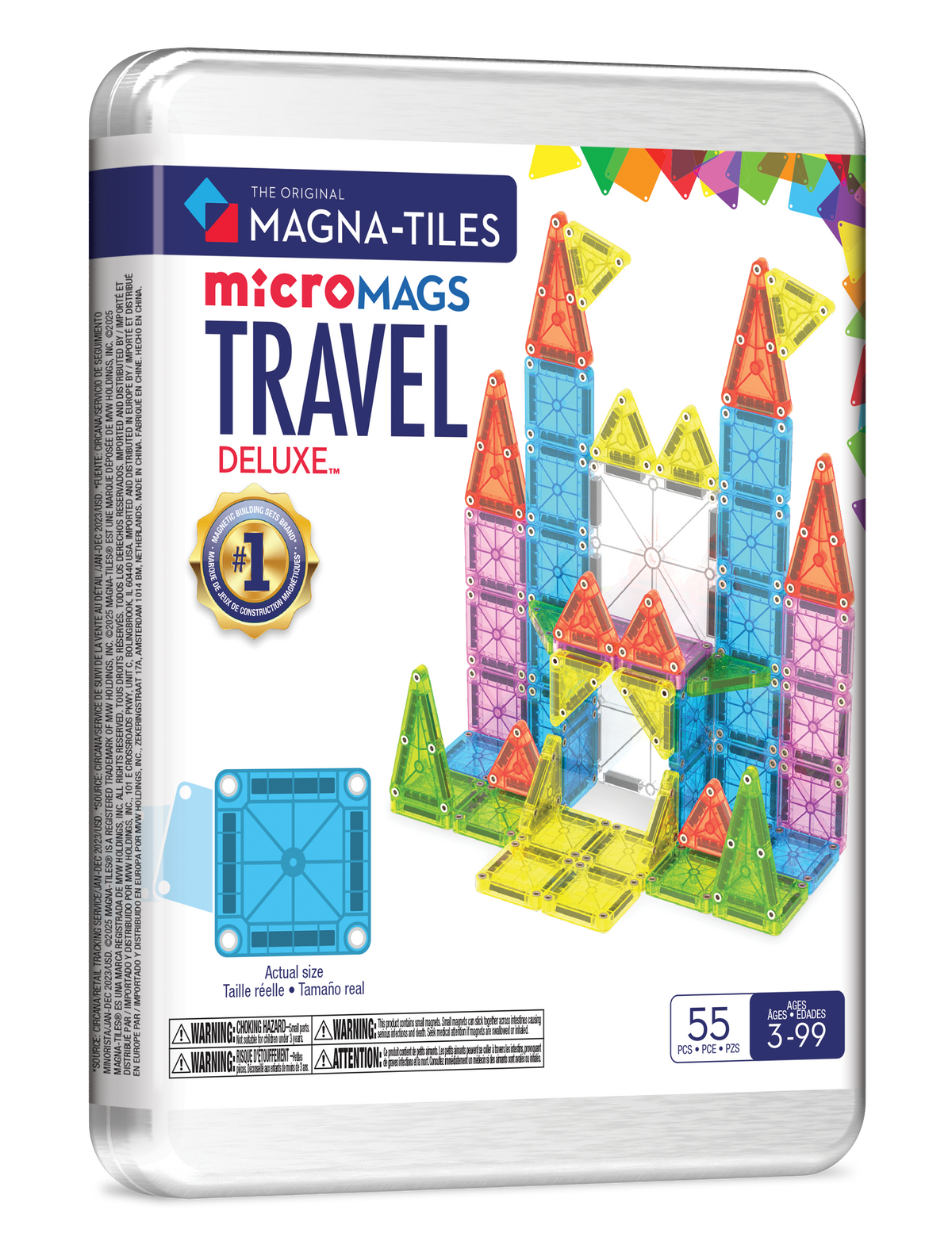 Magna-Tiles Deluxe Travel Set (55pcs)