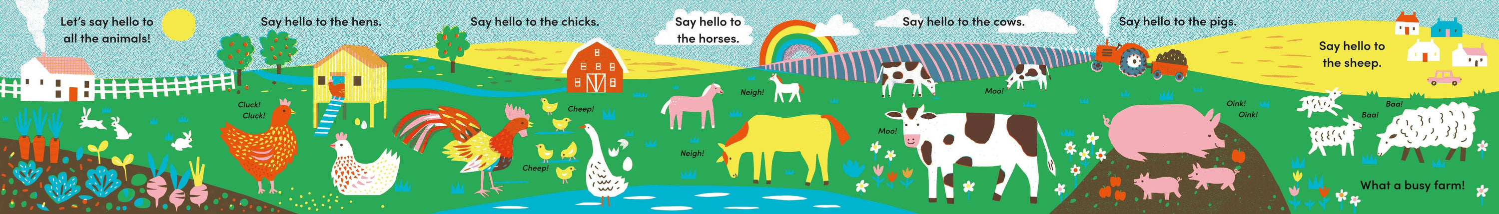 TUMMY TIME Farm Board Book