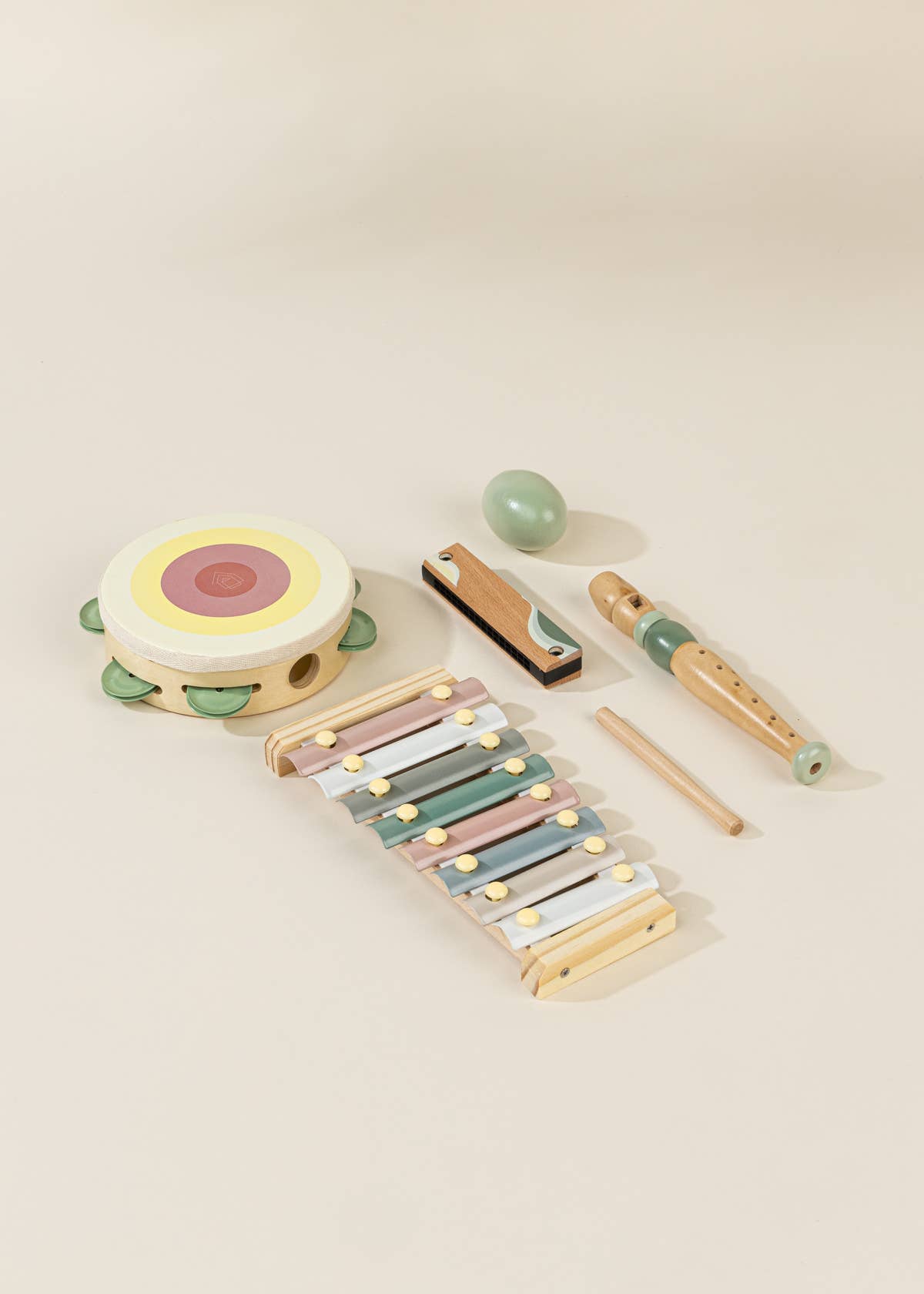 COCO VILLAGE Wooden Musical Instruments Playset