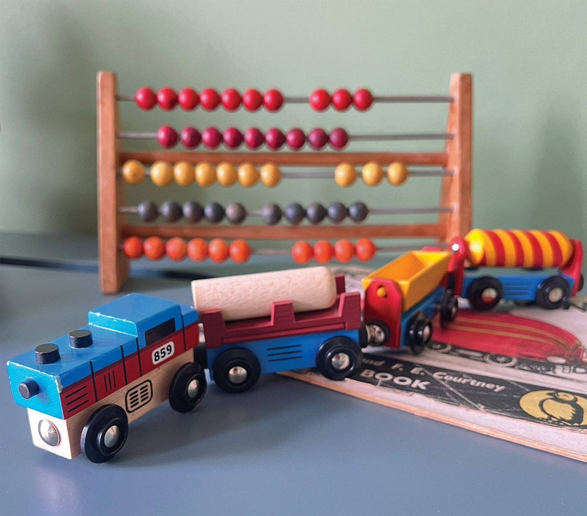 The Wooden Cargo Train