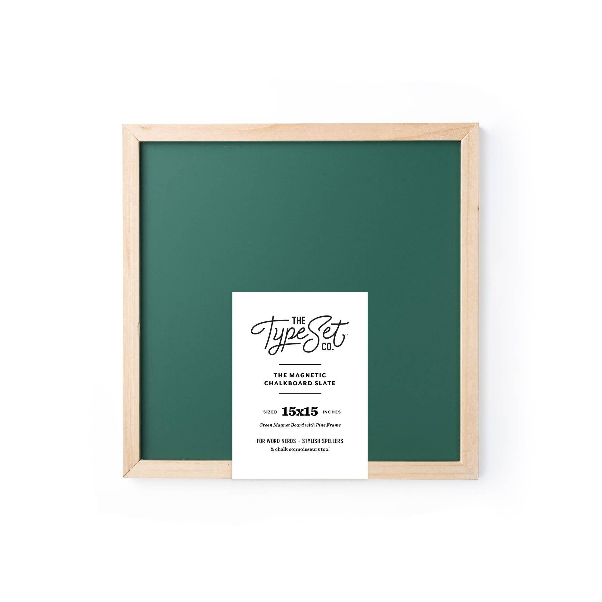 15x15 inch Green Magnetic Chalkboard
