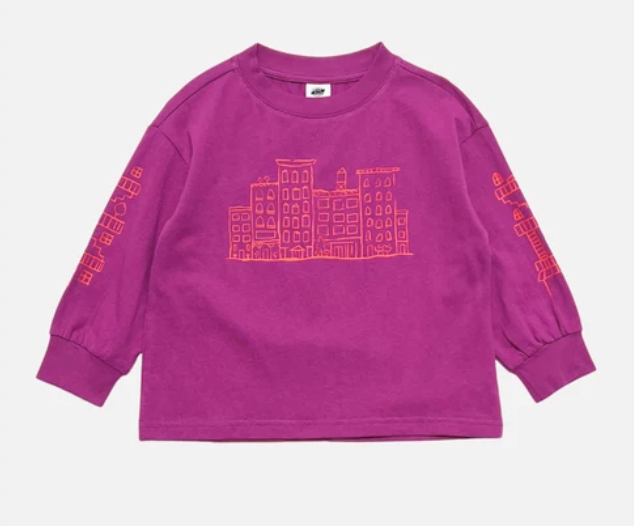 MILK TEETH City Longsleeve - Magenta