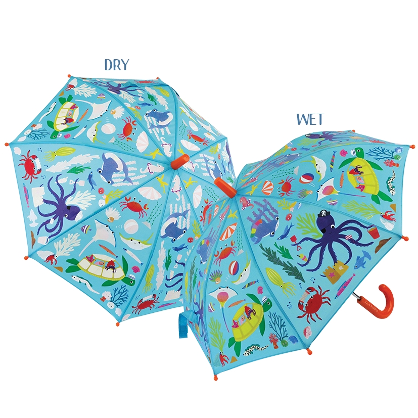 Ocean Colour Changing Umbrella