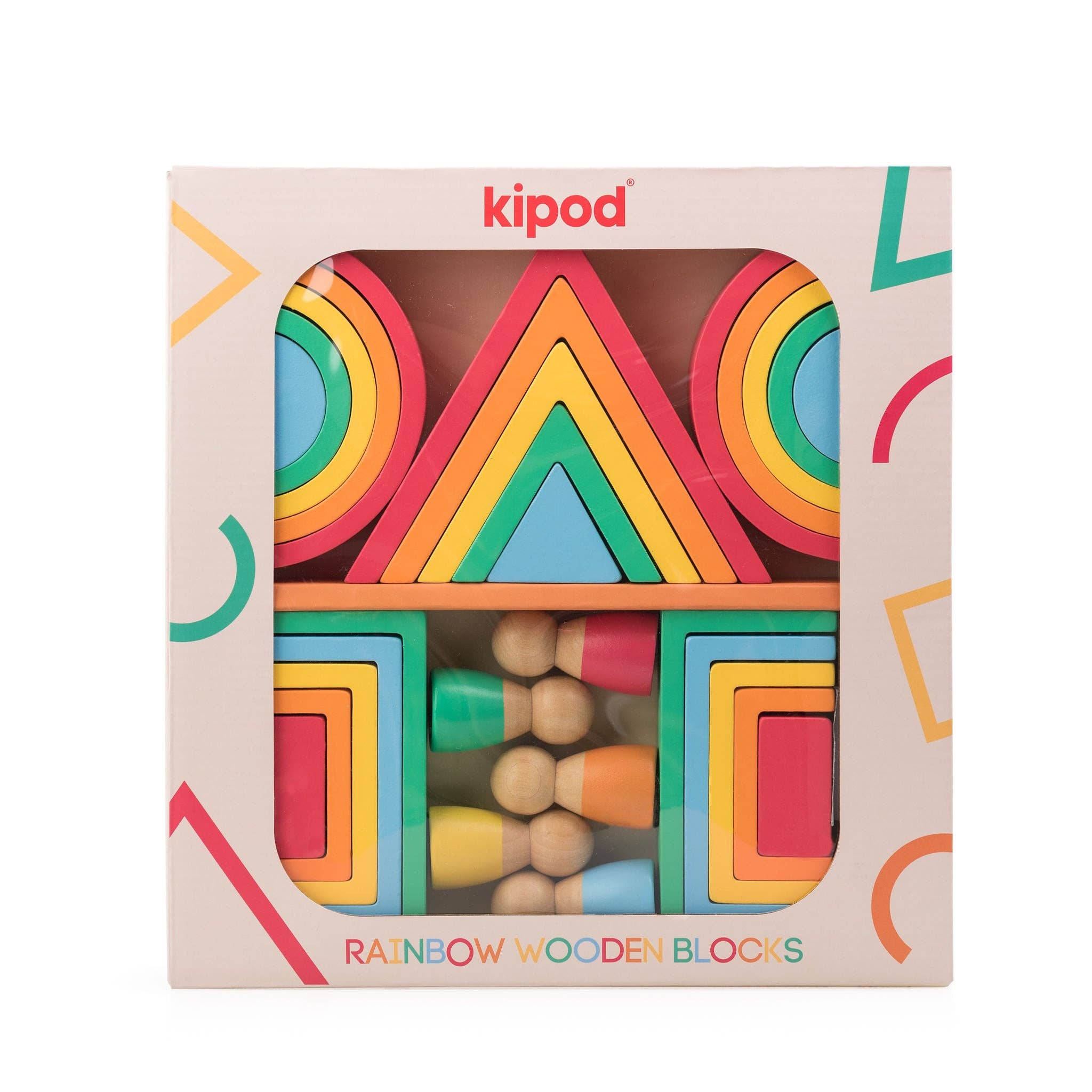 Kipod Montessori Rainbow Blocks