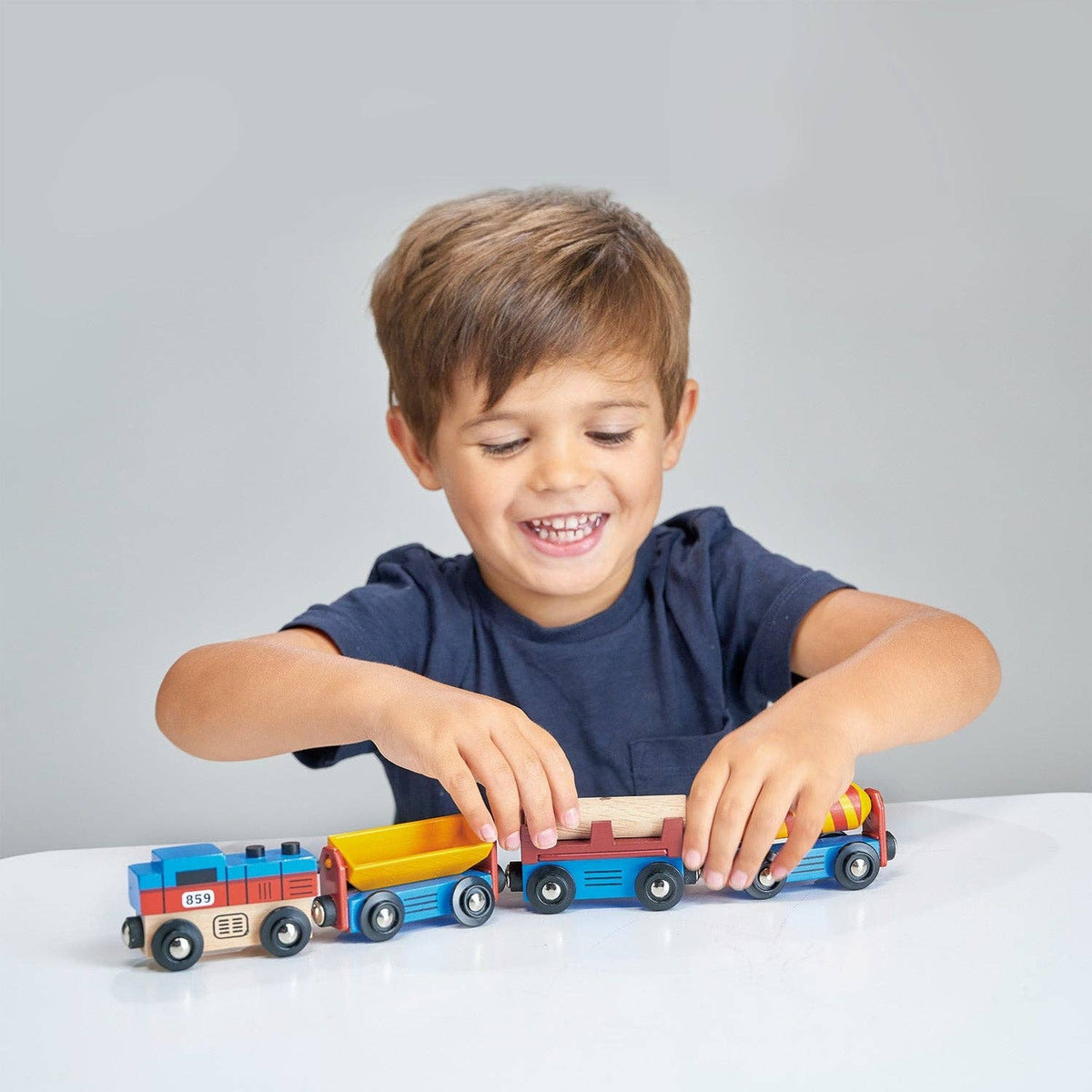 The Wooden Cargo Train