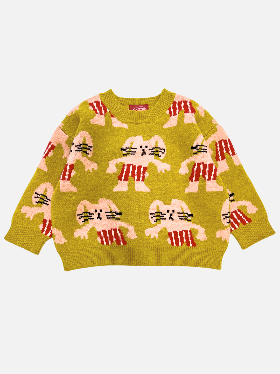 MILK TEETH Max Sweater Green