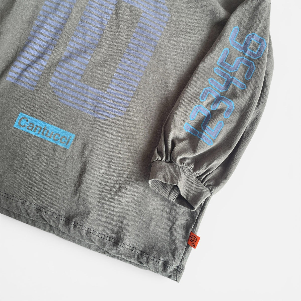 Number 10 Long Sleeve in  Charcoal Grey