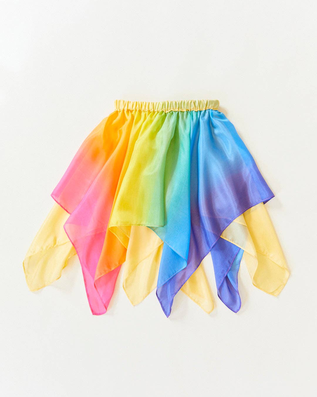 100% Silk Fairy Skirt - Rainbow