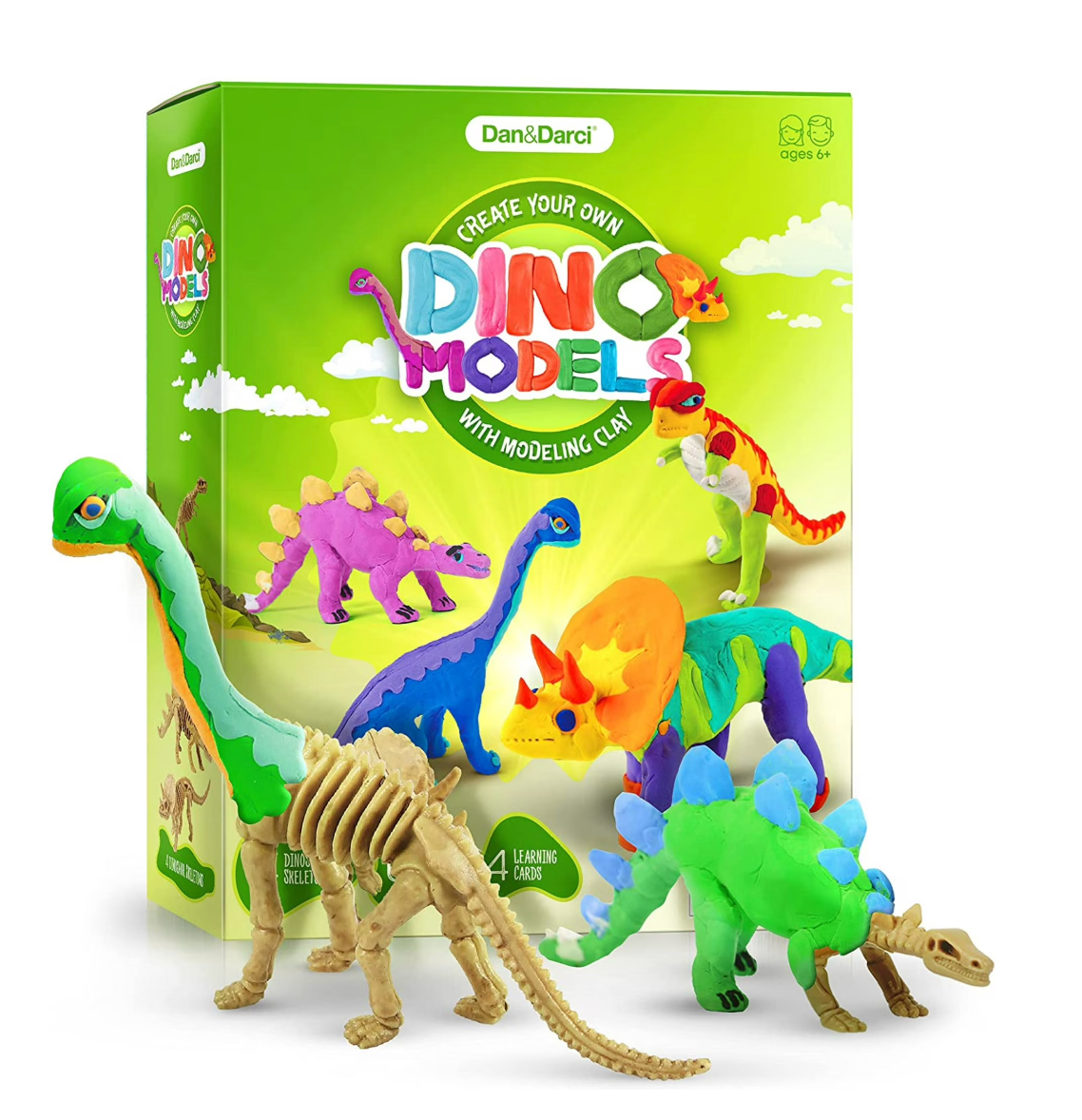 DAN & DARCI  Dino Clay Models with Modeling Clay