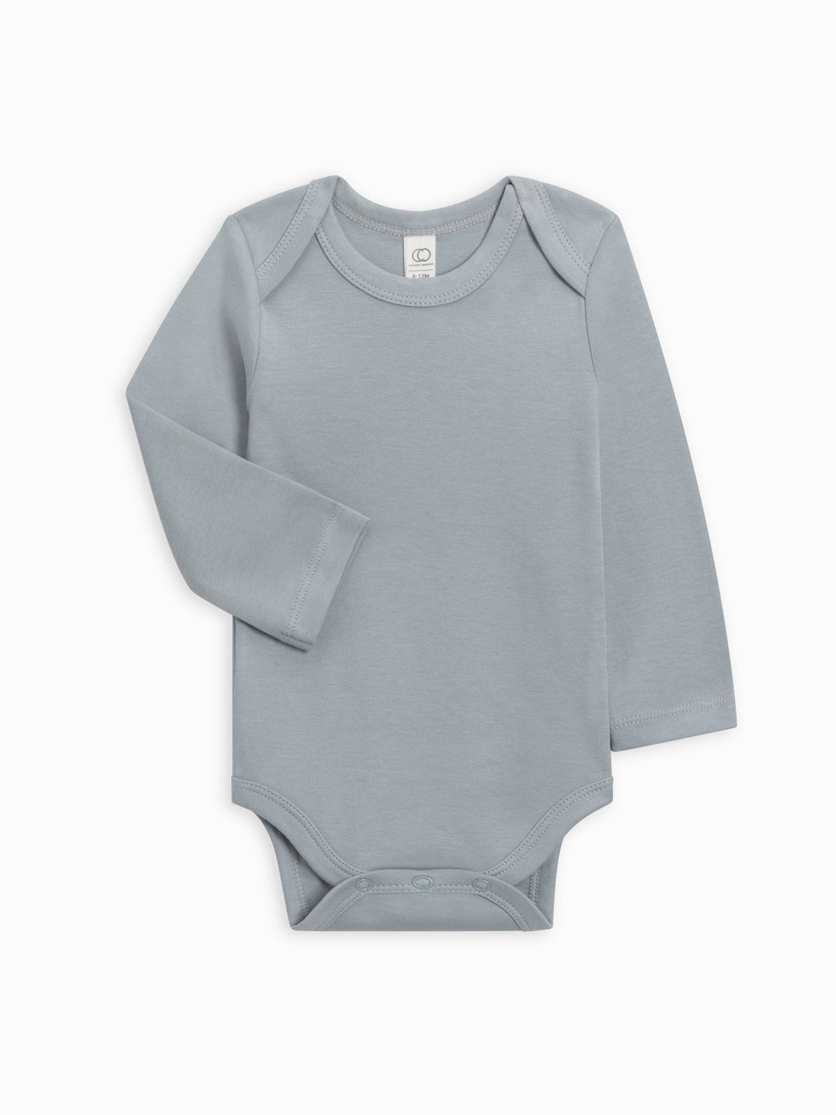 COLORED ORGANICS Classic Long Sleeve Bodysuit - Thyme
