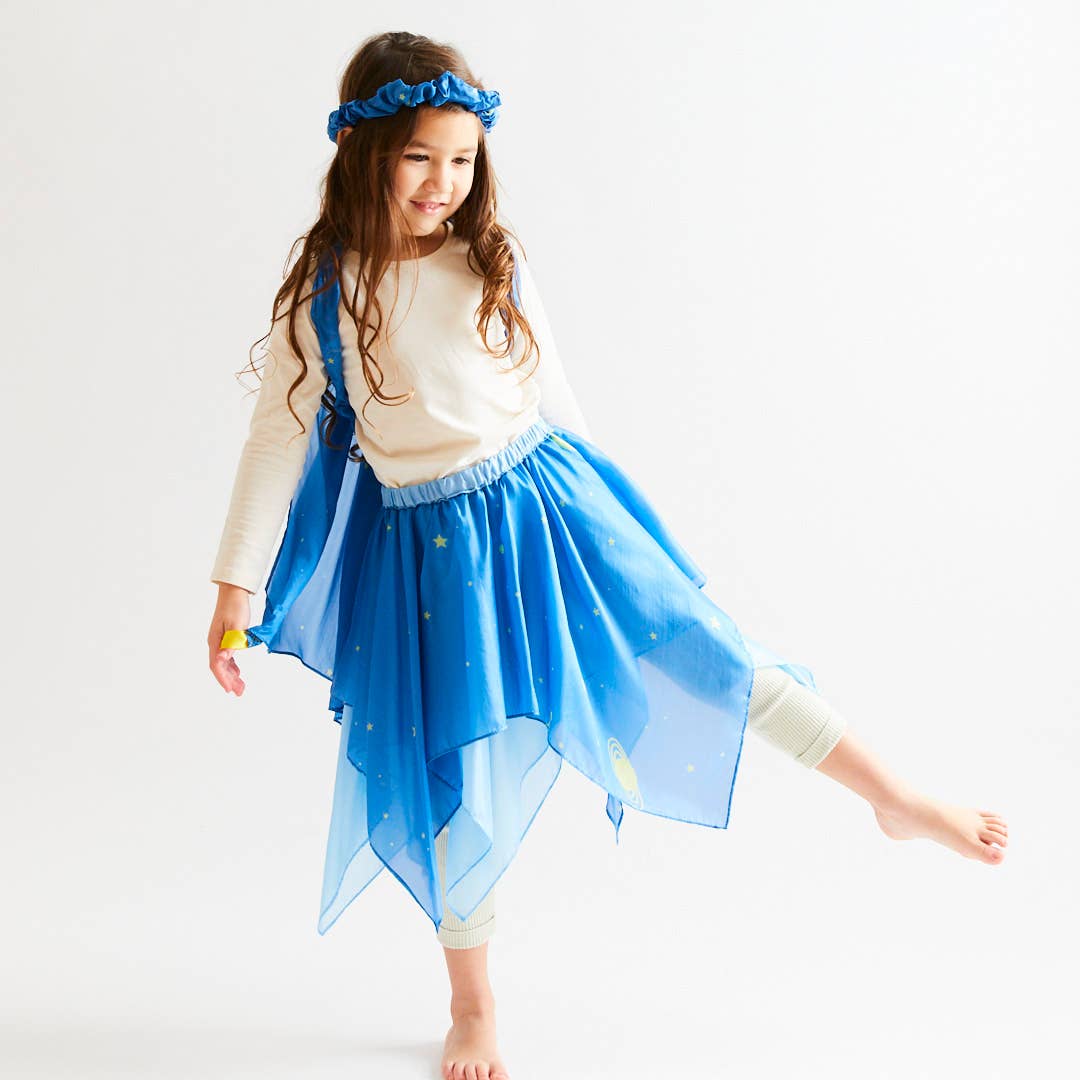 Fairy Skirt - 100% Silk Dress-Up for Pretend Play: Starry Night