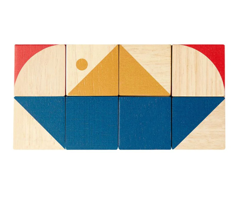 PLAN TOYS Geo Pattern Cubes