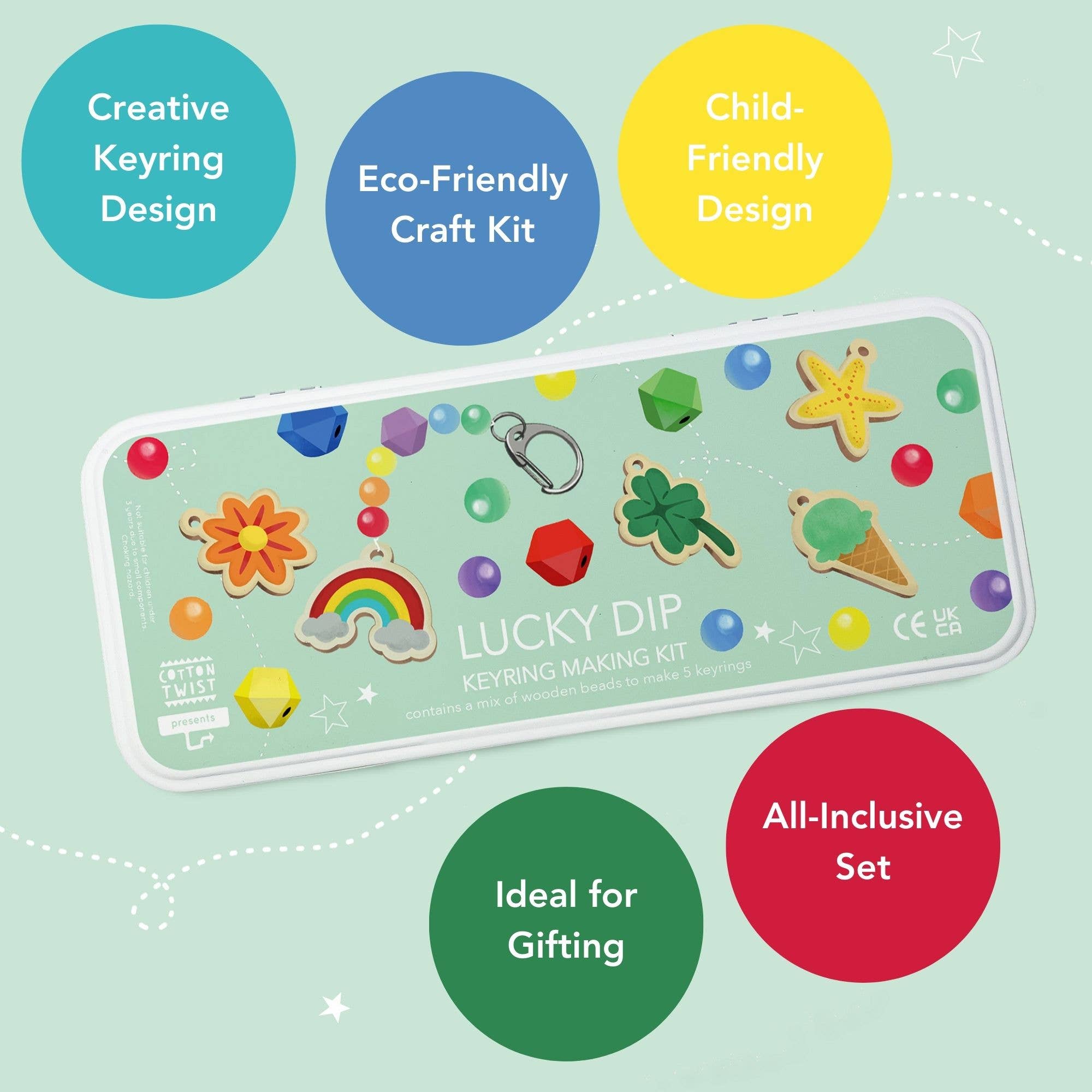 COTTON TWIST - Lucky Dip Keyring Making Kit