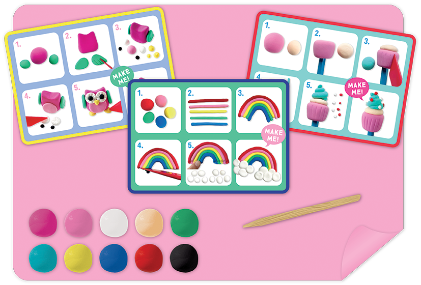 FLOSS & ROCK Rainbow Fairy Clay & Play