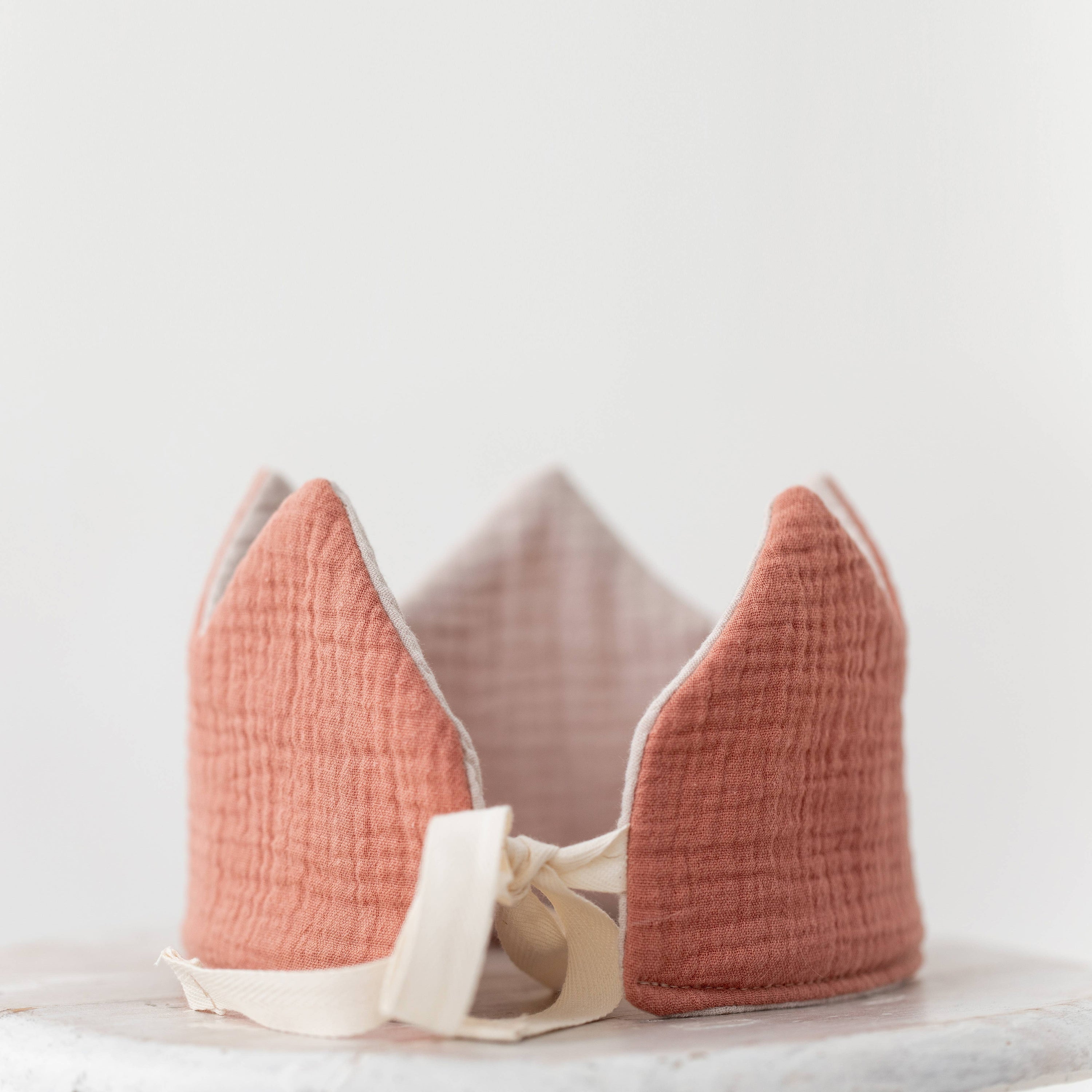 MONOCROM Muslin Pink & Sand Birthday Crown
