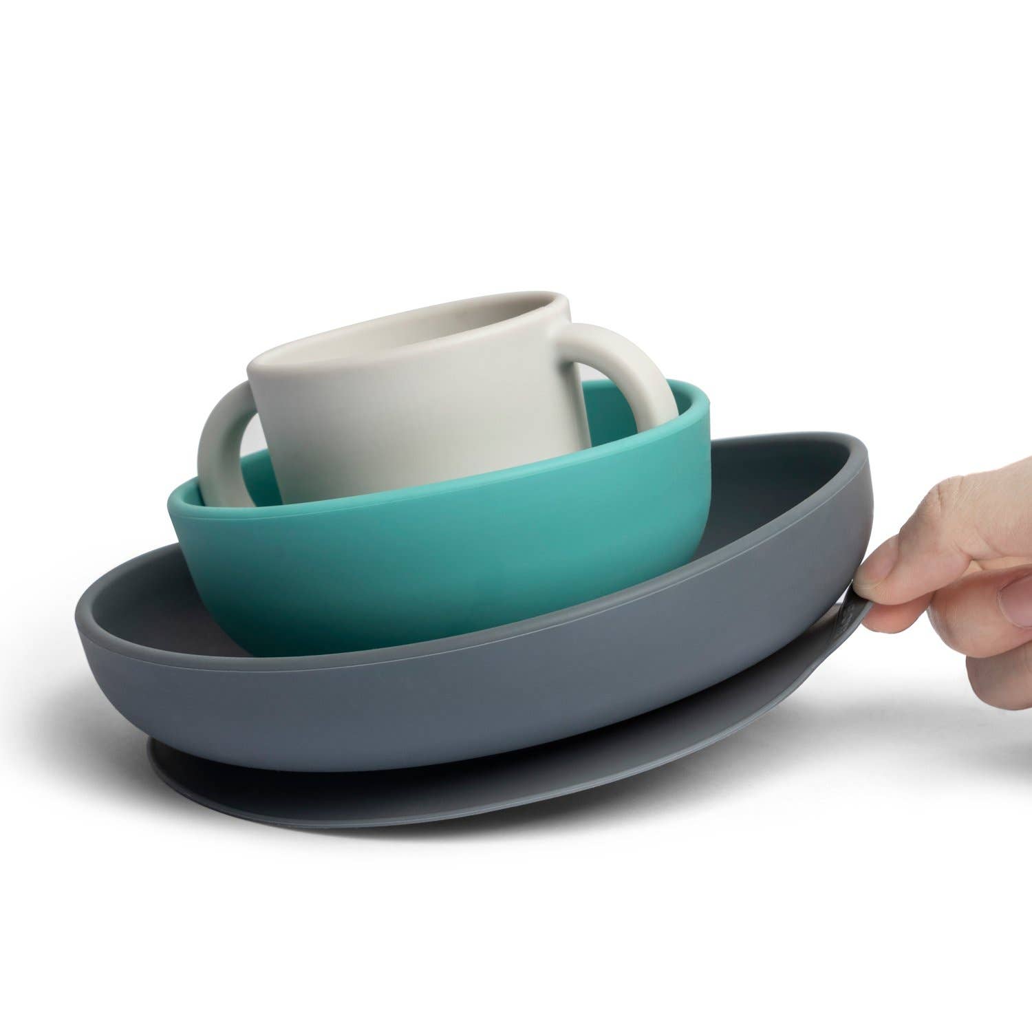 EKOBO Silicone Baby Meal Set - Lagoon