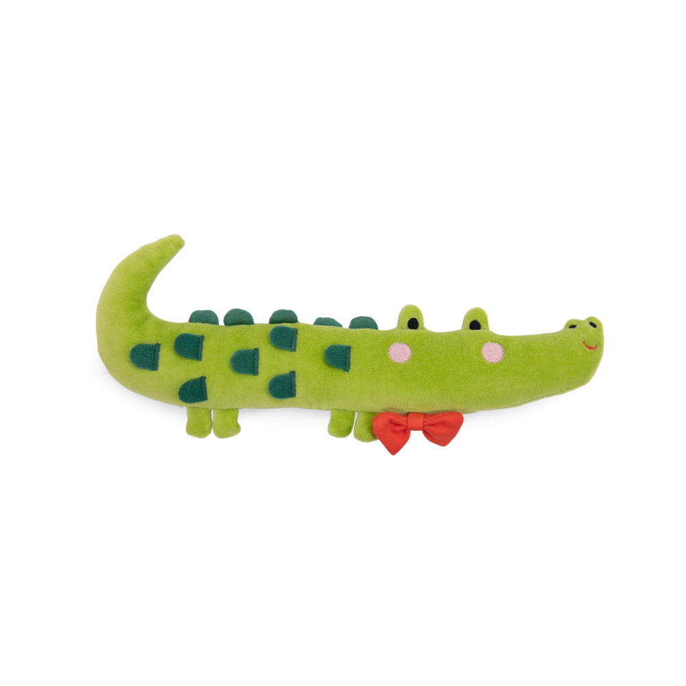 Moulin Roty Plush Rattle - Crocodile