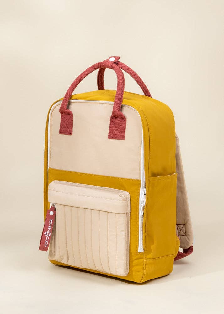 COCO VILLAGE Washable Nylon Backpack - Golden Hour