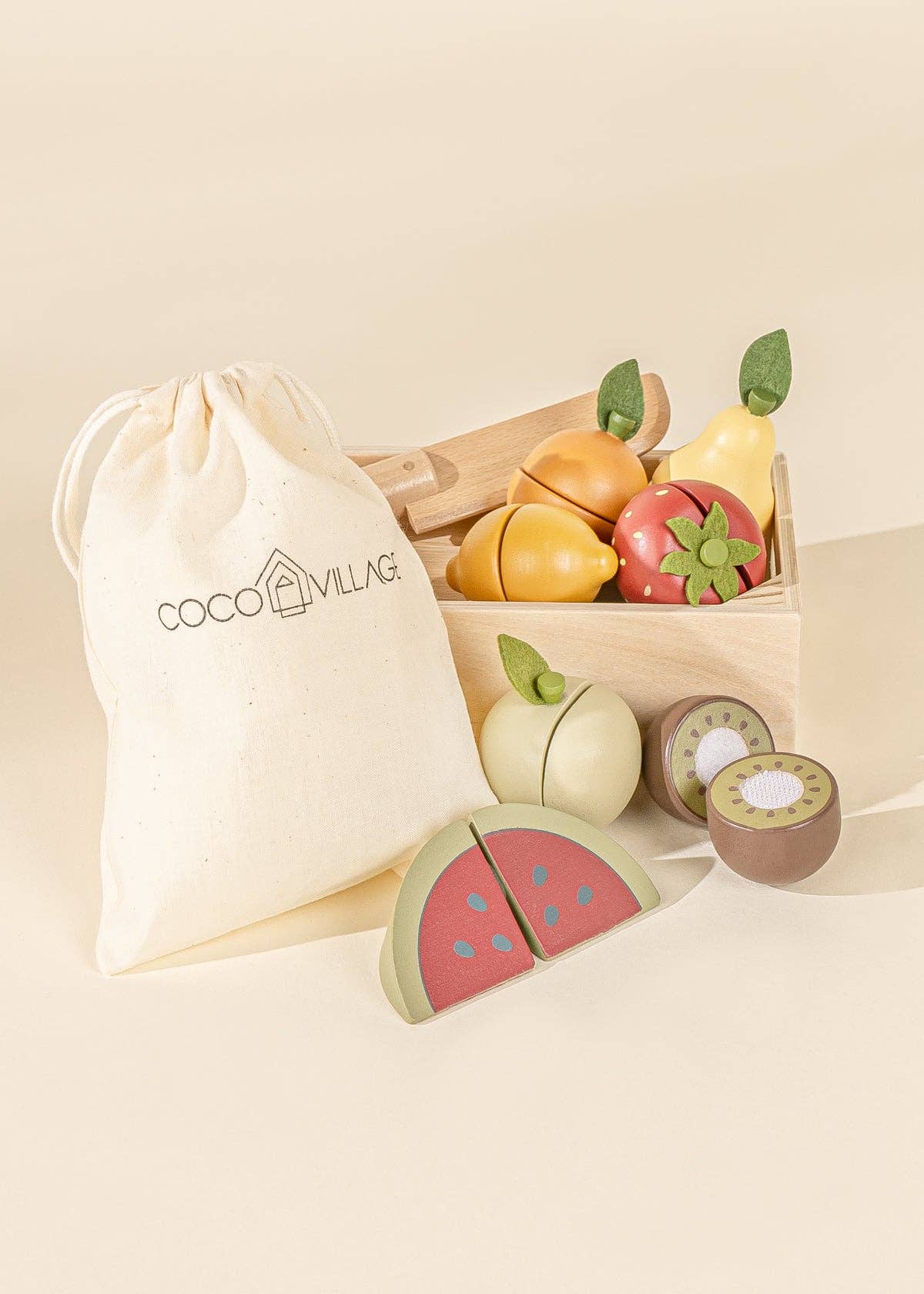 COCO VILLAGE - Wooden Fruits Playset