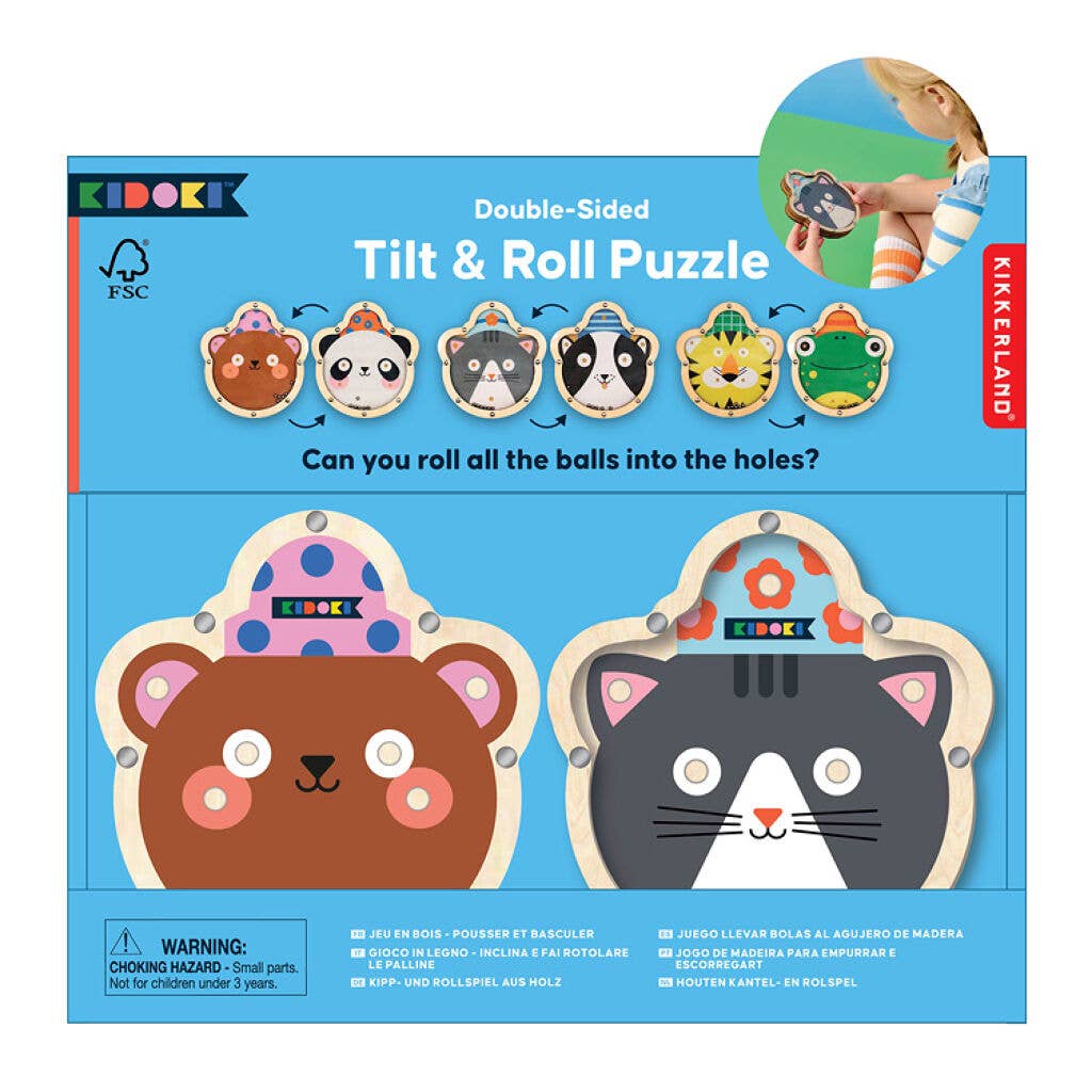 KIDOKI Double Sided Tilt Mazes Asst