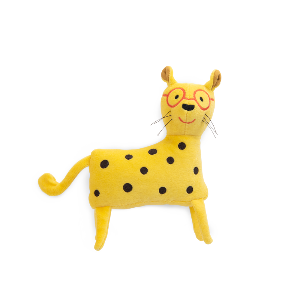 Moulin Roty Plush Rattle - Leopard