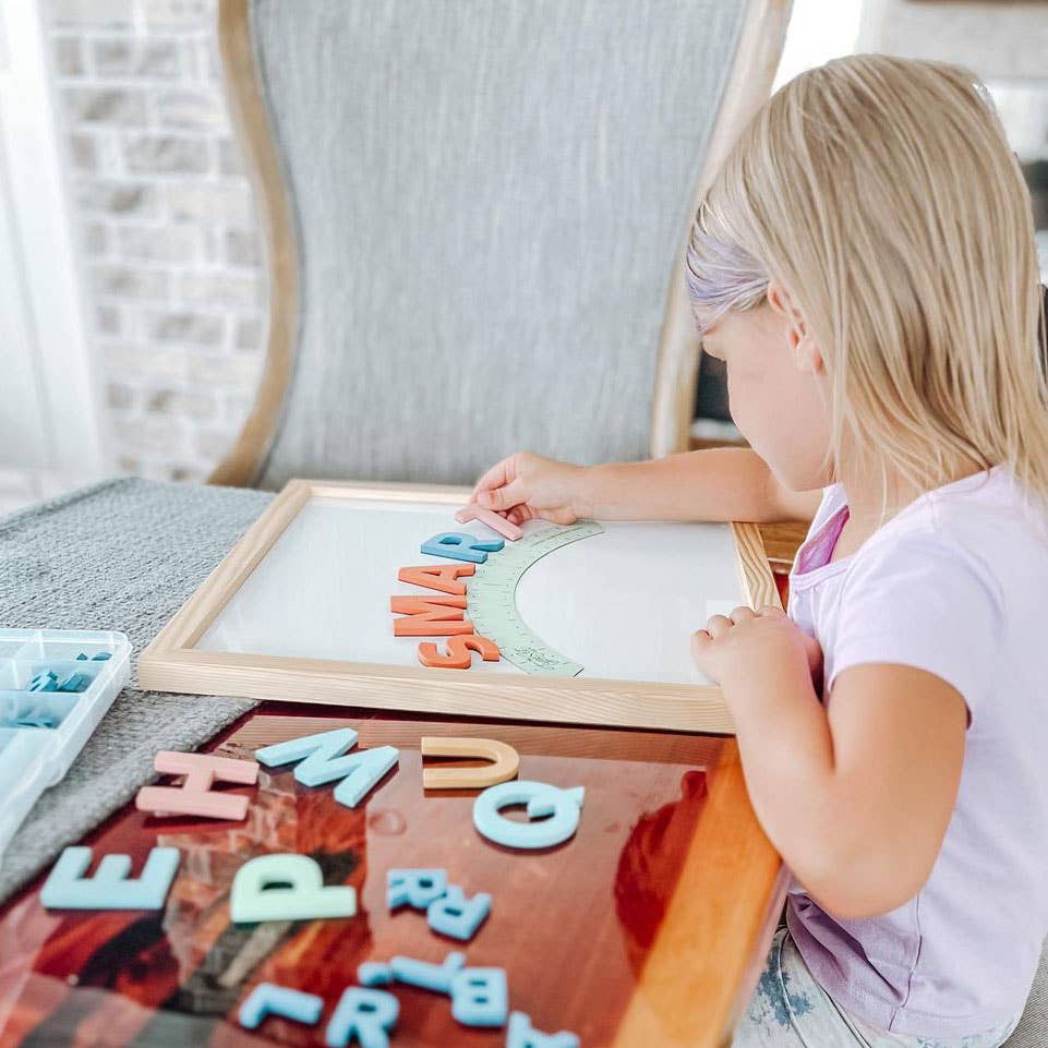 THE TYPE SET CO - 2-inch Foam Magnetic Letters - Rainbow Dream (36pcs)