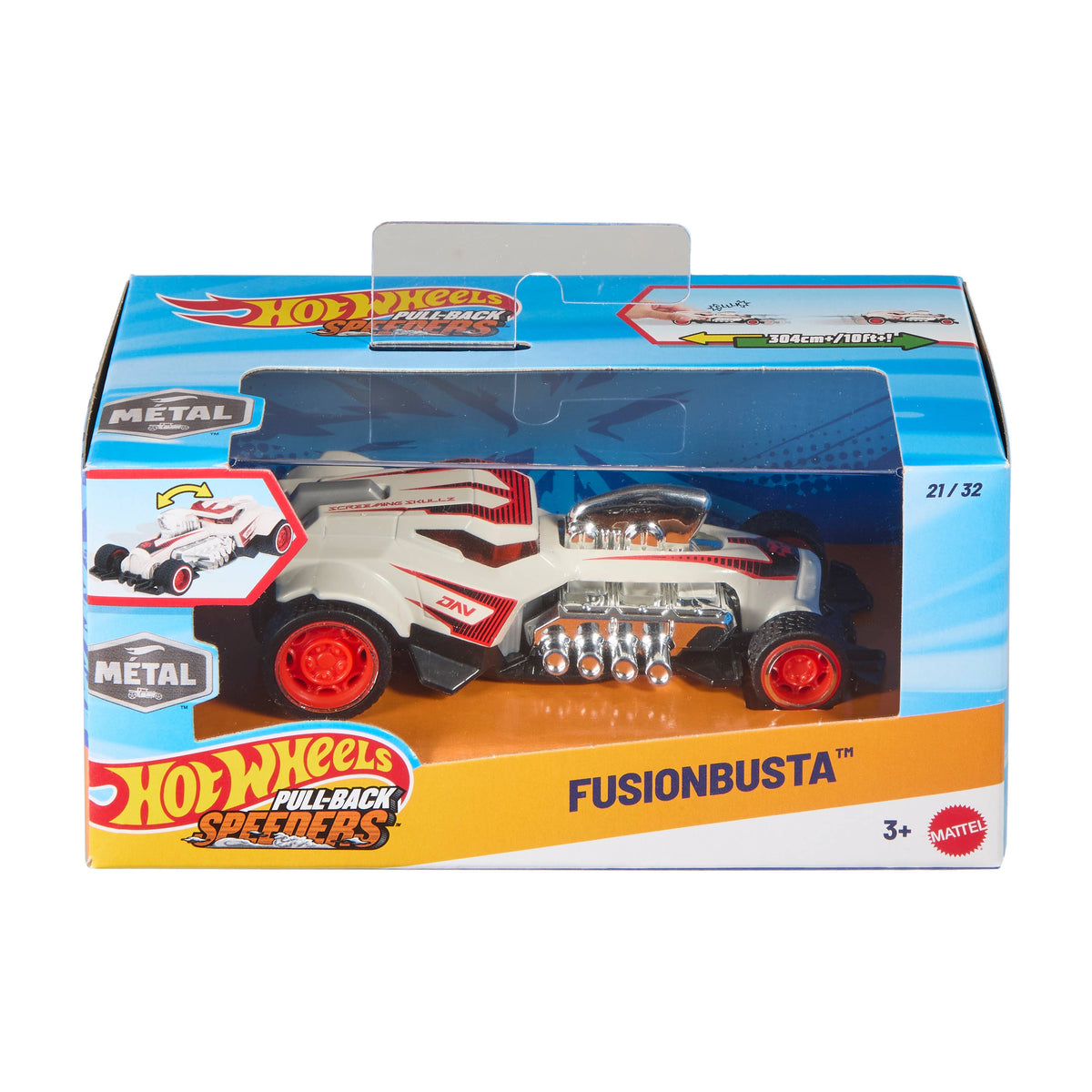 Hot Wheels Pull-Back Vehicles - Fusionbusta™