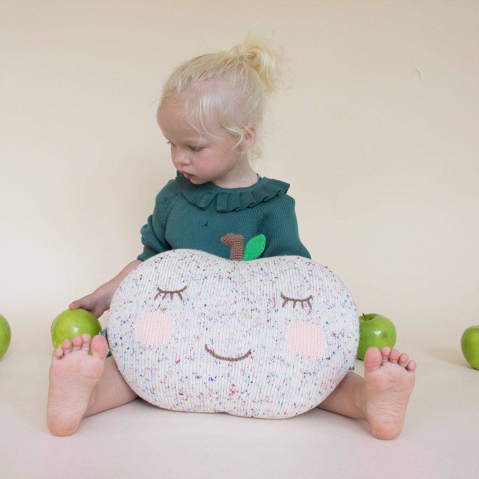 BLABLA Tweedy Apple Pillow