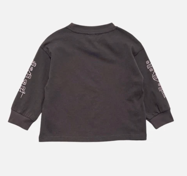 MILK TEETH City Longsleeve - Charcoal