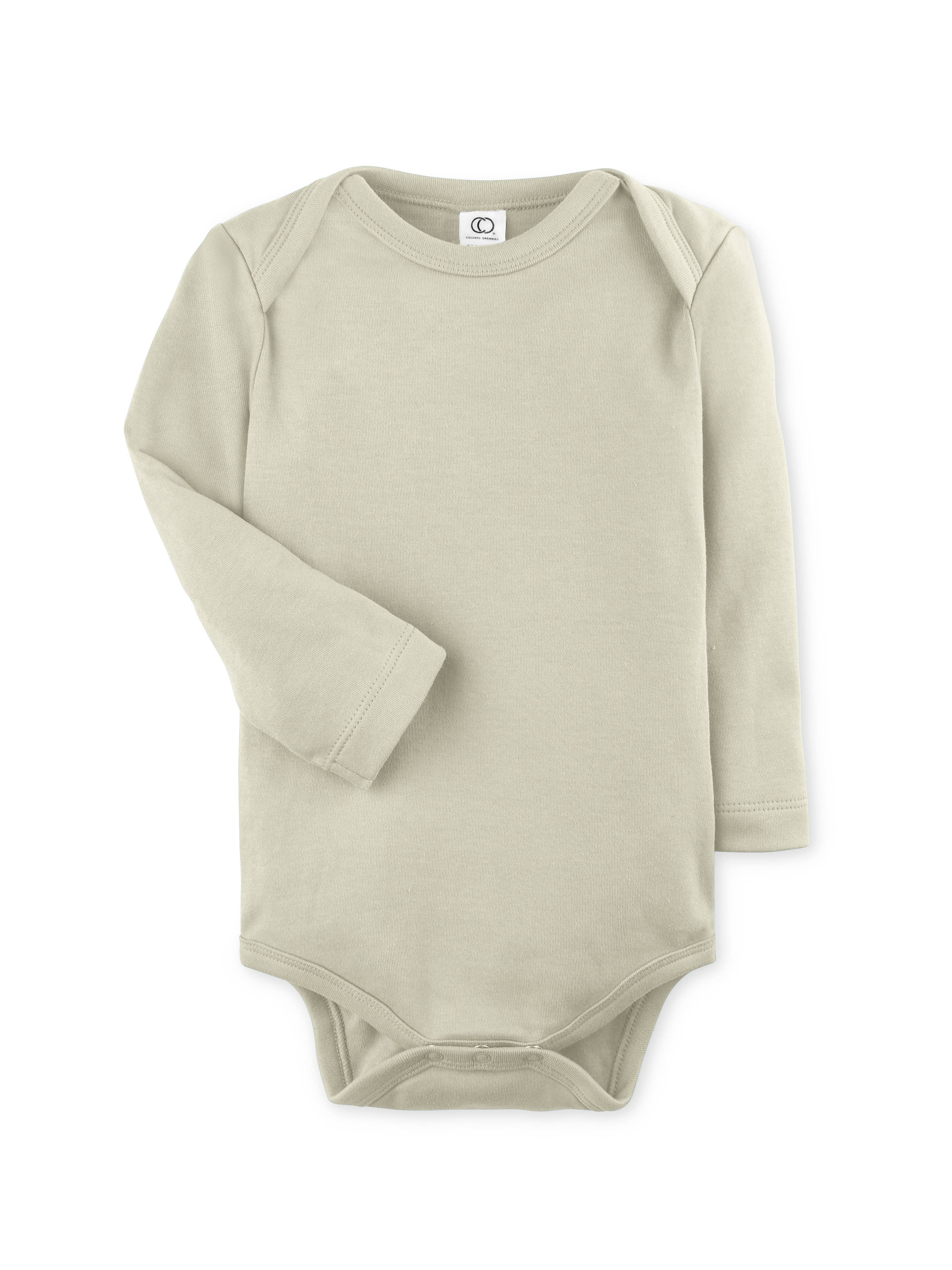 COLORED ORGANICS Organic Long Sleeve Bodysuit- Sage