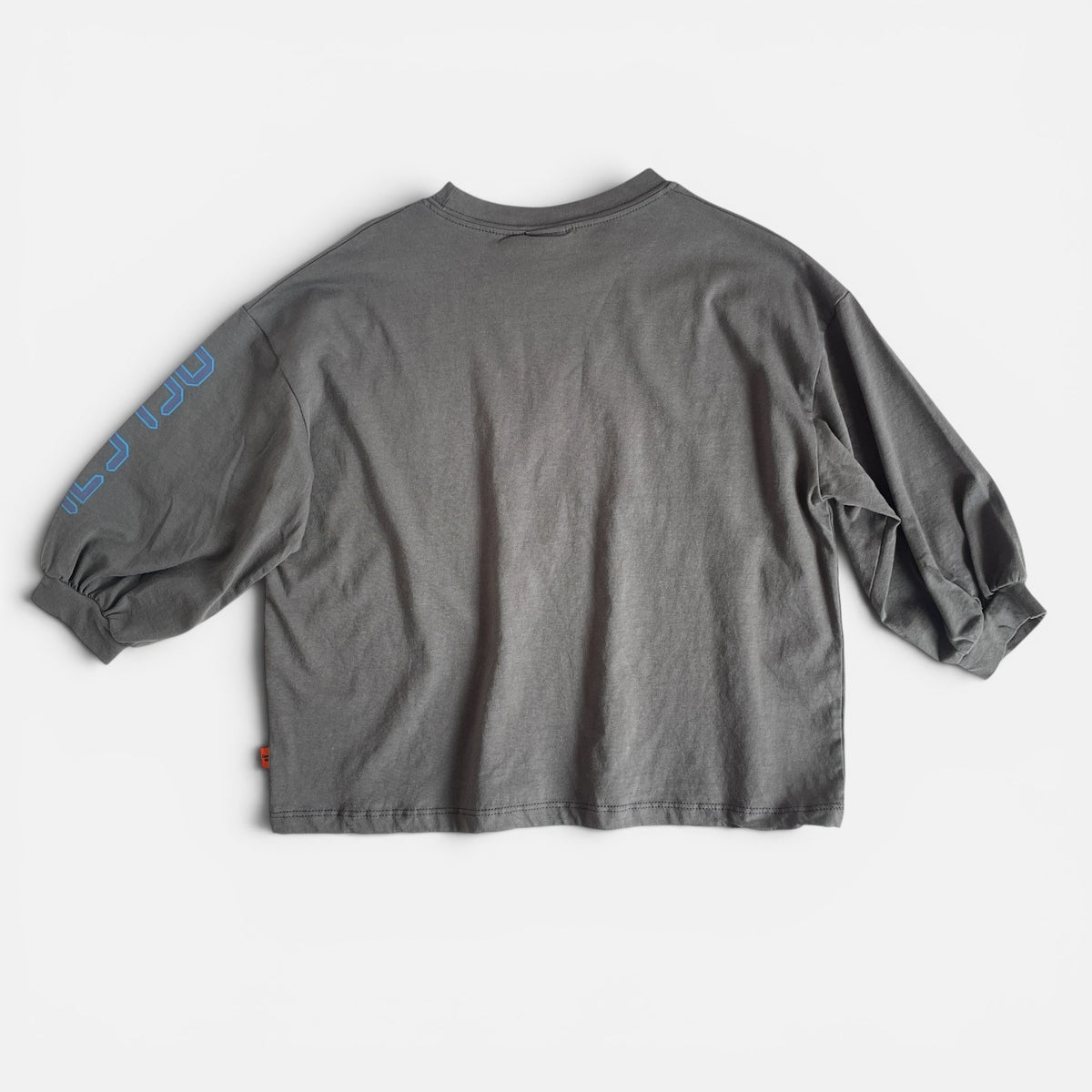 Number 10 Long Sleeve in  Charcoal Grey