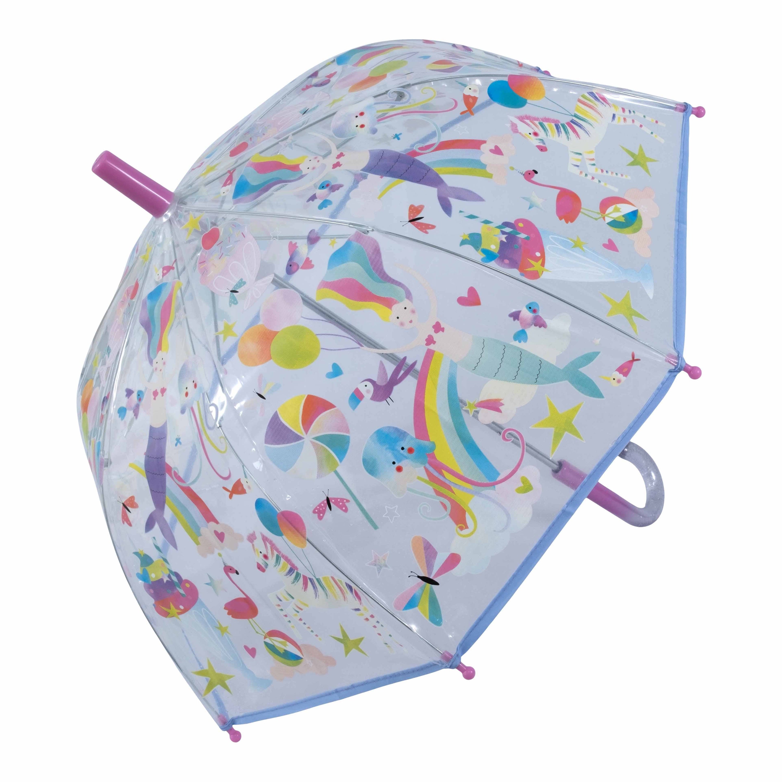 FLOSS & ROCK Fantasy Transparent Color Changing Umbrella