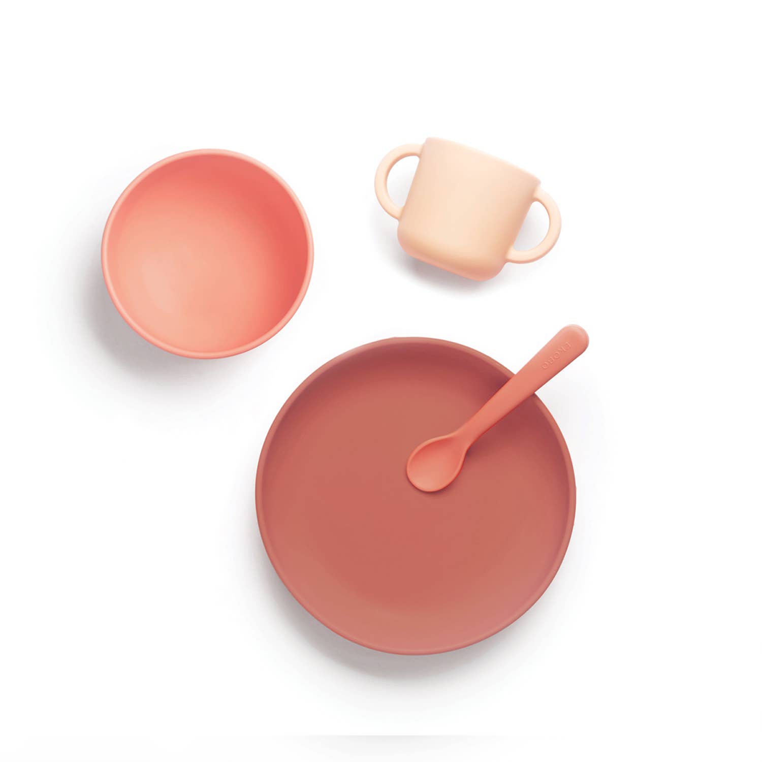 EKOBO Silicone Baby Meal Set - Coral