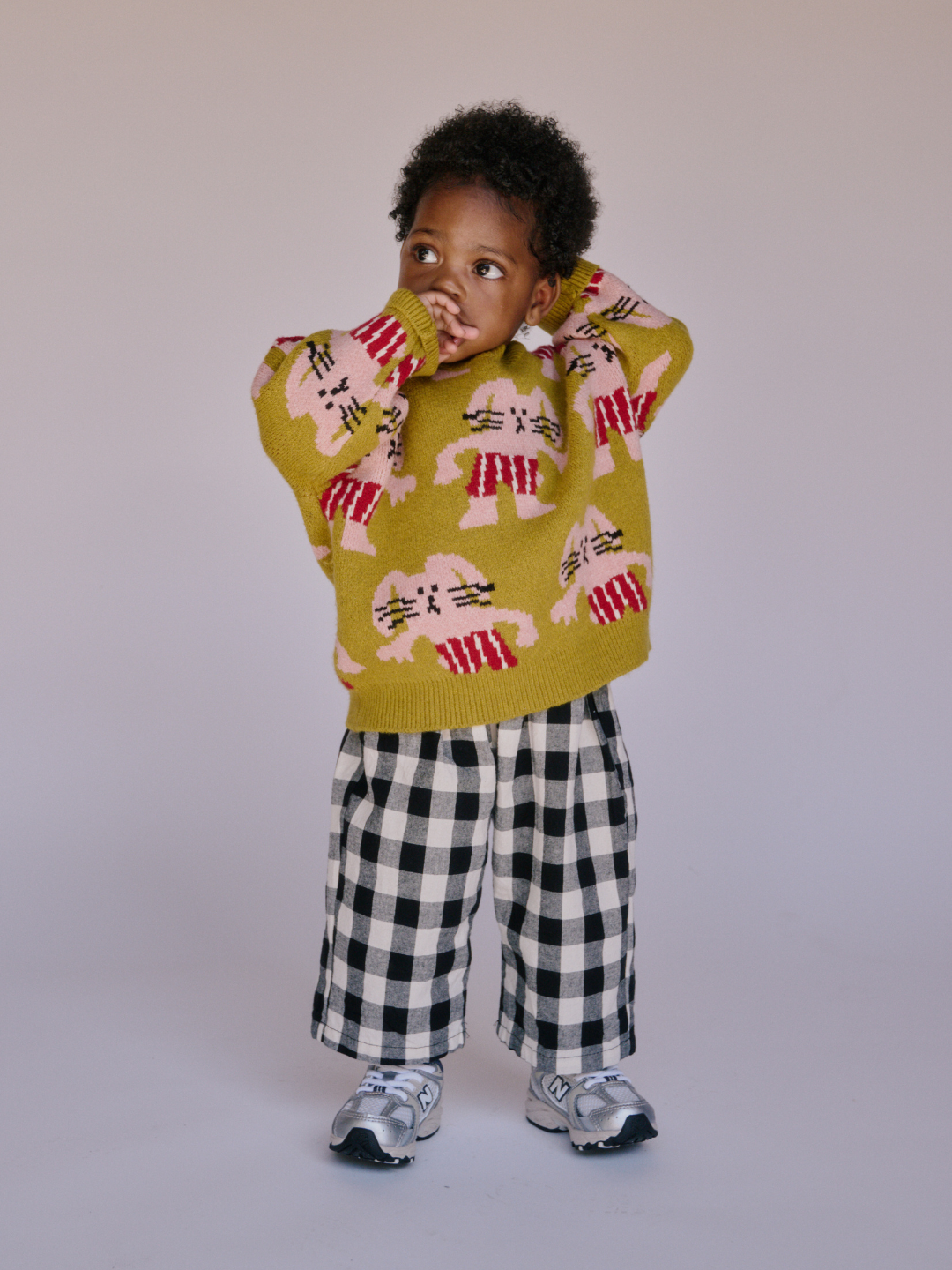 MILK TEETH Max Sweater Green